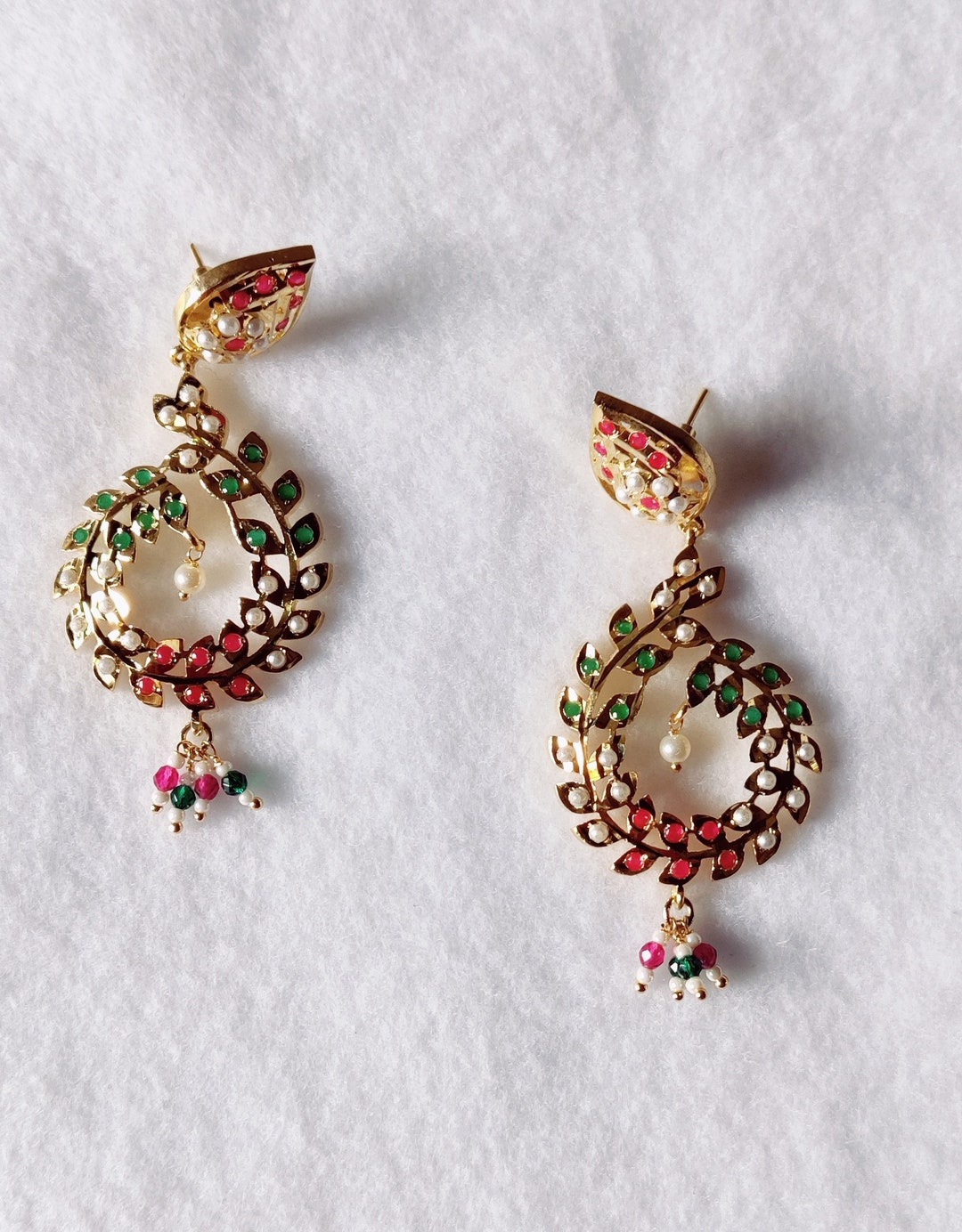Metal Wedding Jewelry Camellia Earrings Korean Fashion Earrings Women Jewelry Fl