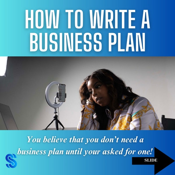 How to write a business plan.