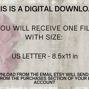 Printable Fillable Mother's Day Note | Instant Download - Etsy