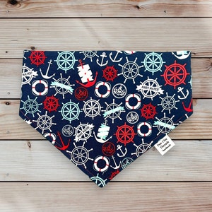 Clearance Dog Bandana/Boating Dog Bandana/CruiseDog Bandana/Scrunchie Bandana/Dog Bandana Sale/Pet Accessories Sale