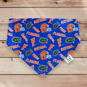 Florida Dog Bandana/Gators Dog Bandana/Florida Gators Dog Bandana/Florida Fan Bandana/Florida DogGift/Made to order Bandana/ScrunchieBandana