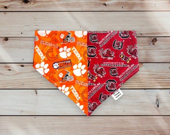 House Divided Dog Bandana/Pick your teams House Divided Dog Bandana/Football Fan Dog Gift/Custom Dog Bandana