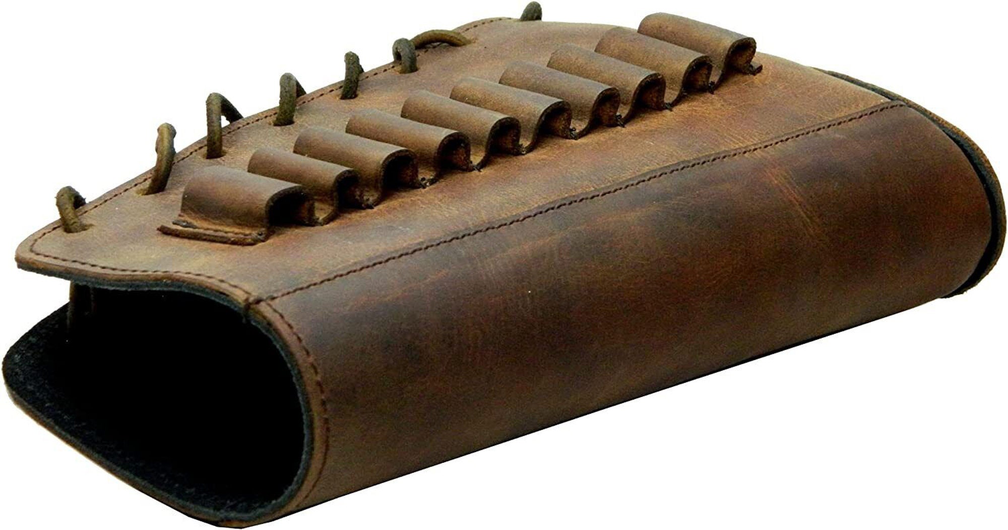 Genuine Leather Rifle Cheek Rest Pad With Cartridge Holder | Hunting ...