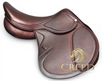 Leather English Jumping Saddle | Equestrian Riding Gear