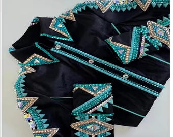 Western Pleasure Show Shirt | Rodeo Competition Blouse | Equestrian Arena Apparel