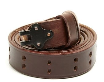 WWII US M1  M1907 Leather Carry Sling Tan and Brown Color