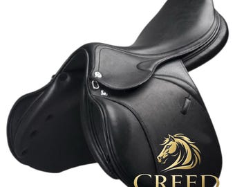 Leather Close Contact Jumping Saddle | English Equestrian Riding Tack