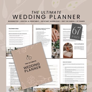 Wedding Day Planner, Day-of checklists, Wedding Event Planner, Wedding Schedule, Venue Organization, Wedding Day Planning Checklists