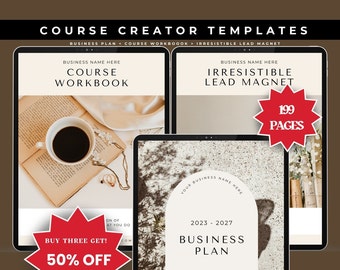 Canva Workbook Template: Professional Business Design (Digital Download)