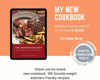 Delicious & Healthy Recipes eBook | Instant Download | Weight Watcher Friendly Cookbook