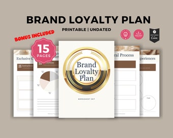 Branding Planner Workbook: Small Business Brand Strategy (Printable)