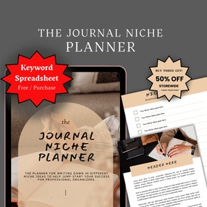 Niche Idea Journal Planner Say goodbye to scattered notes and missed opportunities – our templates keep everything in one organized place.