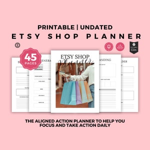 Etsy Shop Planner: Business & Seller Strategies (Digital Download)