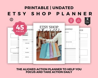 Etsy Shop Planner: Business & Seller Strategies (Digital Download)