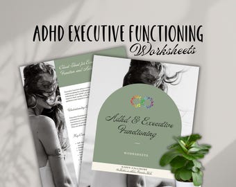 ADHD Executive Function Worksheet | Focus, Planning Strategies | Printable Therapy Resource | Cognitive Skills PDF Download