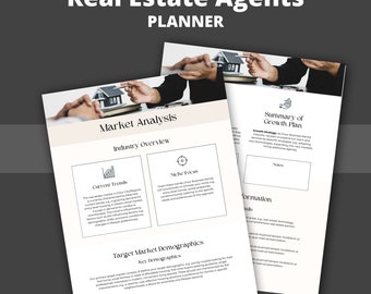 Real Estate Business Digital Planner: Market Growth Toolkit