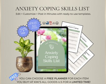 Angstbewältigungspläne: Stressbewältigungsplan erstellen, Entspannungsplan, Stressbewältigungsplan und Arbeitsblatt zum Selbstdrucken
