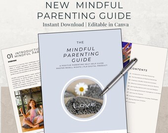 Mindful Parenting E-Book Guide: Positive Parenting Planner (Printable, Instant Download)