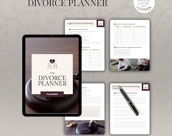 Divorce Planner: Printable Checklists for Legal, Financial, and Co-Parenting