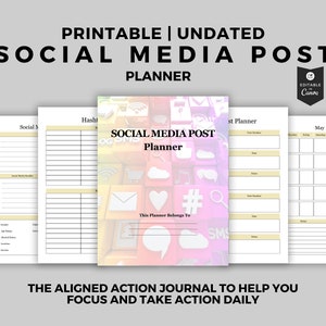 Social Media digitaler Planer mit Master Resell Rechten, PLR Digitales Produkt, Resell Planner, Content Planer, Marketingplan, Business MRR