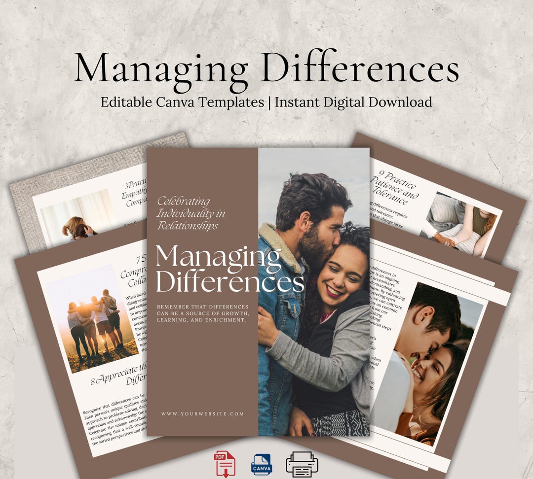 Managing Differences Workbook: Relationship Communication & Emotional ...