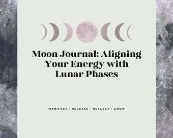 Moon Phase Journal – Printable Lunar Cycle, Manifestation Planner (PDF ...
