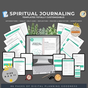 PLR Rebrand Kit: Your Complete Digital Planner for Spiritual Daily, Weekly, and Monthly Planning