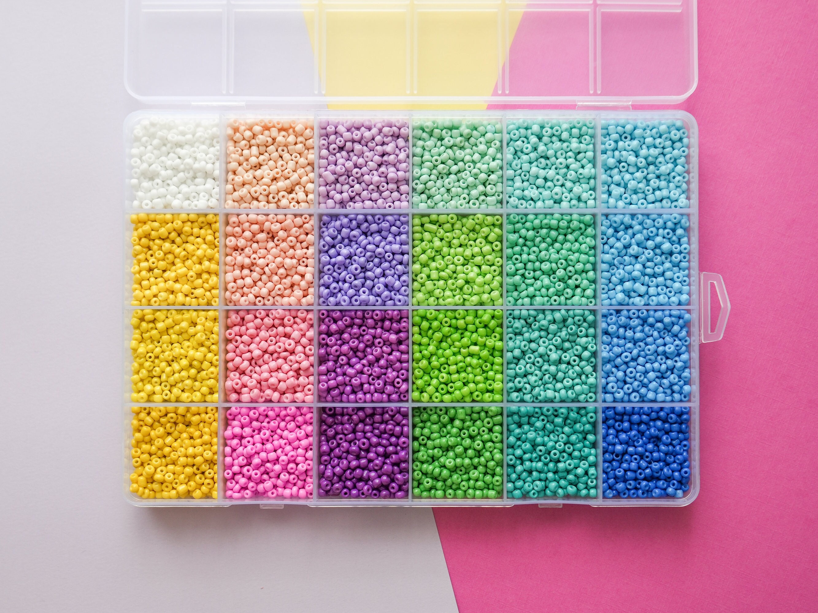 DIY Letter and Seed Bead Kit - over 12,000 pieces