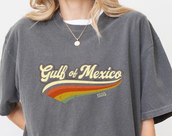 Gulf of Mexico Shirt: Comfort Colors Tee, Mexico Beach Gift