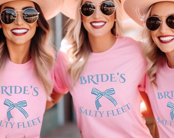 Mermaid Bachelorette Party Shirts: Seashell Bride Squad Tee