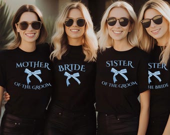 Mermaid Bachelorette Party Shirts: Seashell Bride Squad Tees