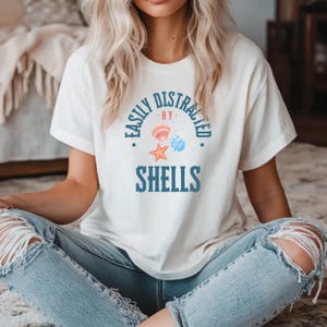 Seashell Shirt, Sea Shell Tshirt, Funny Beach Lover Gift