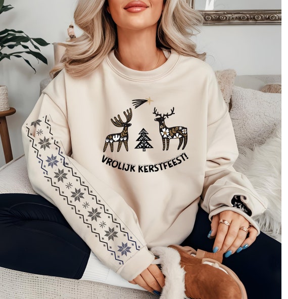 Scandinavian Christmas Gift Sweatshirt, Family Party, Family