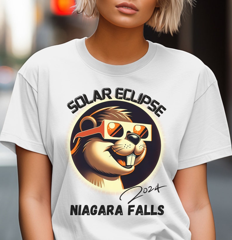 Eclipse 2024 Niagara Falls Canada Solar Eclipse Shirt Party Shirt Total