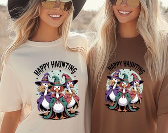 Skeleton Ghost Halloween Comfort Colors Shirt: Spooky Retro Tee