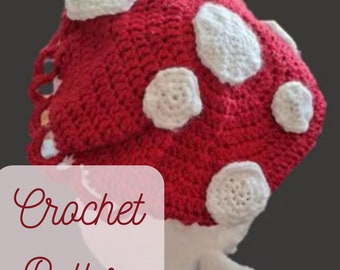 Handmade Mushroom Beret Crochet Pattern - DIY Fall Fashion Accessory