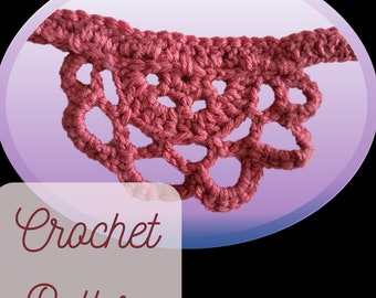 Delicate Lace Bunting Crochet Pattern - Instant Download