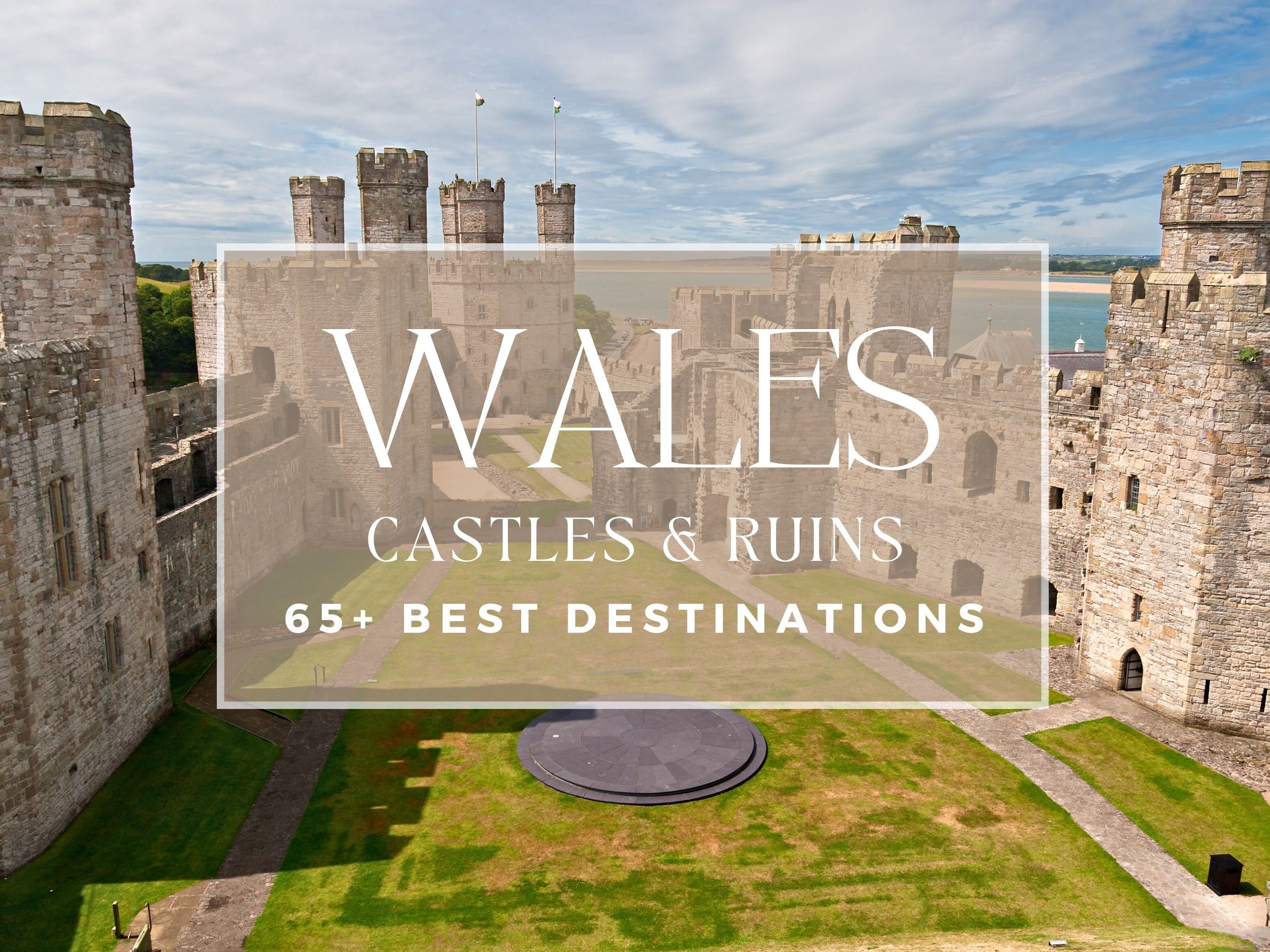 Digital Map Wales Castles Wales Ruins Map Guide Wales Map Wales