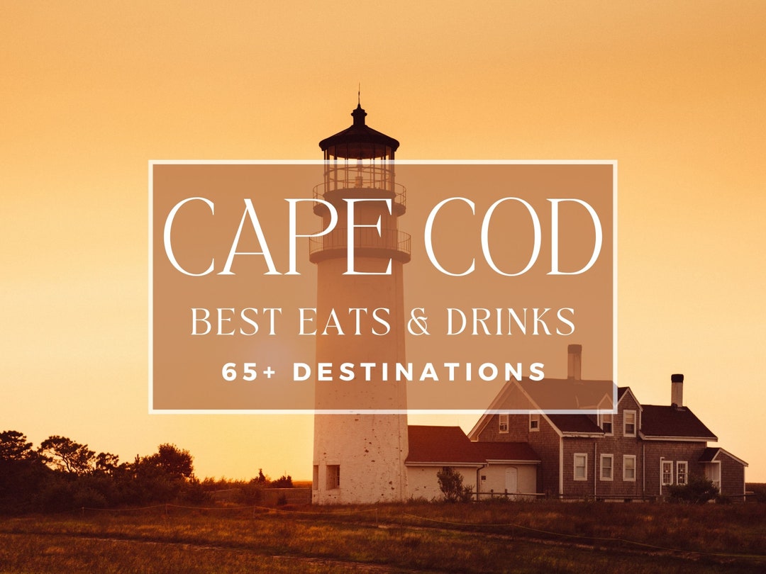 Digital Map Cape Cod Best Eats Cape Cod Best Bars Cape Cod Etsy