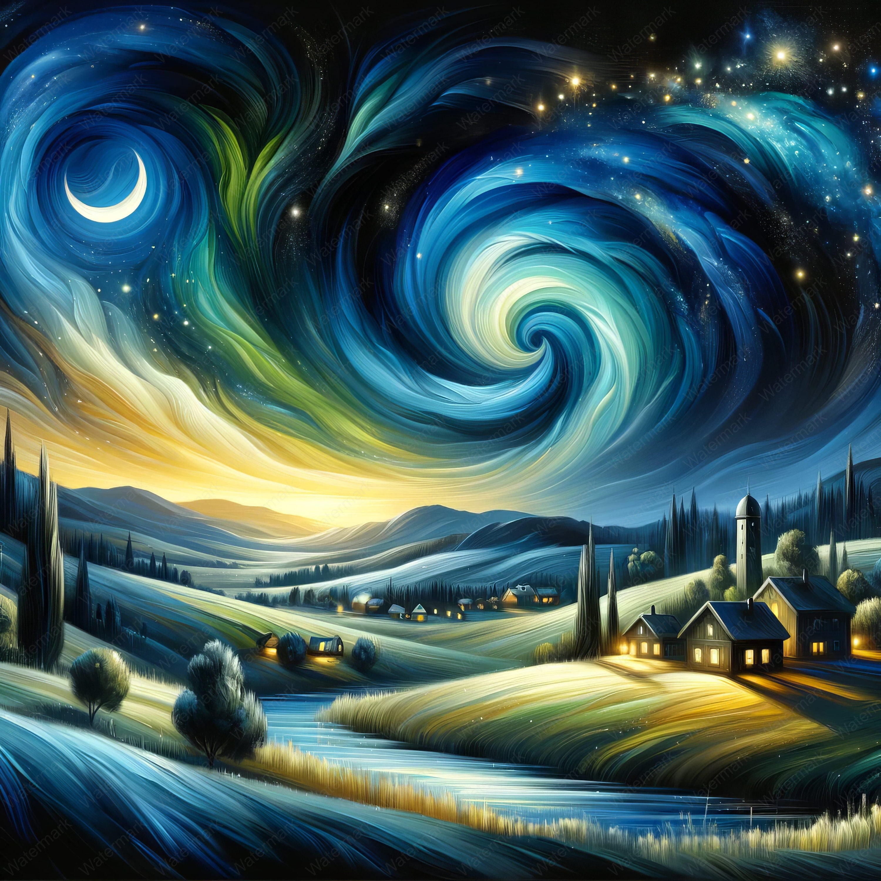 Clipart Sterrennacht: Celestial Digital Paper (pdf-download), image size:3000x3000