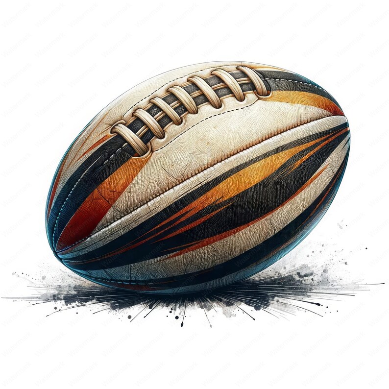 Intense Rugby Clipart Bundle: Sports Art Printables (digital Download ...