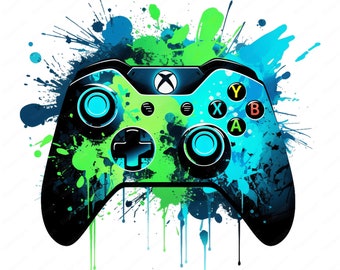 Game Controller Clipart | Stylish Game Controller Clipart Bundle | 10 High-Quality Designs | Gaming Art | Printables | Commercial Use