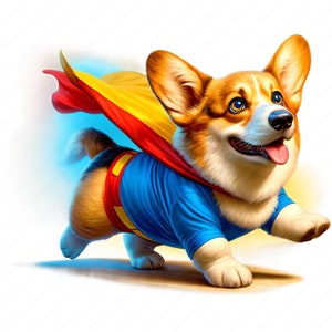 Imágenes prediseñadas de Welsh Corgi / Paquete de imágenes prediseñadas de Welsh Corgi encantador / 10 diseños de alta calidad / Arte canino / Imprimibles / Uso comercial
