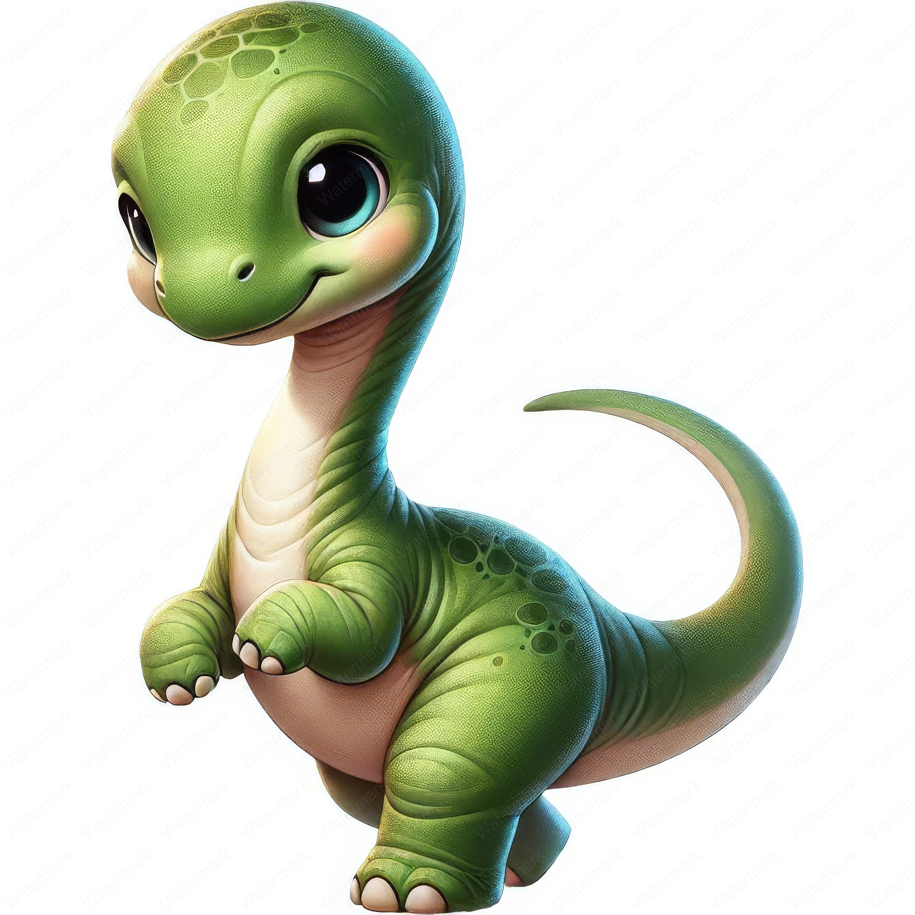 Brontosaurus Clipart Bundle | Adorable Dinosaur Designs (digital ...