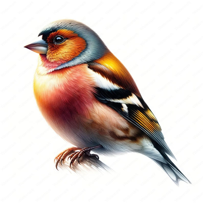 Finch Clipart Bundle: 10 Bird Art Designs (digital Download) - Etsy