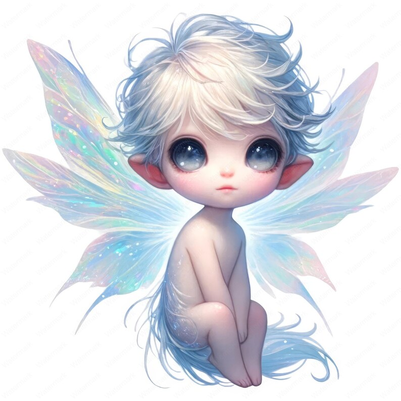 Cute Sprite Clipart | Adorable Cute Sprite Clipart Bundle | 10 High ...