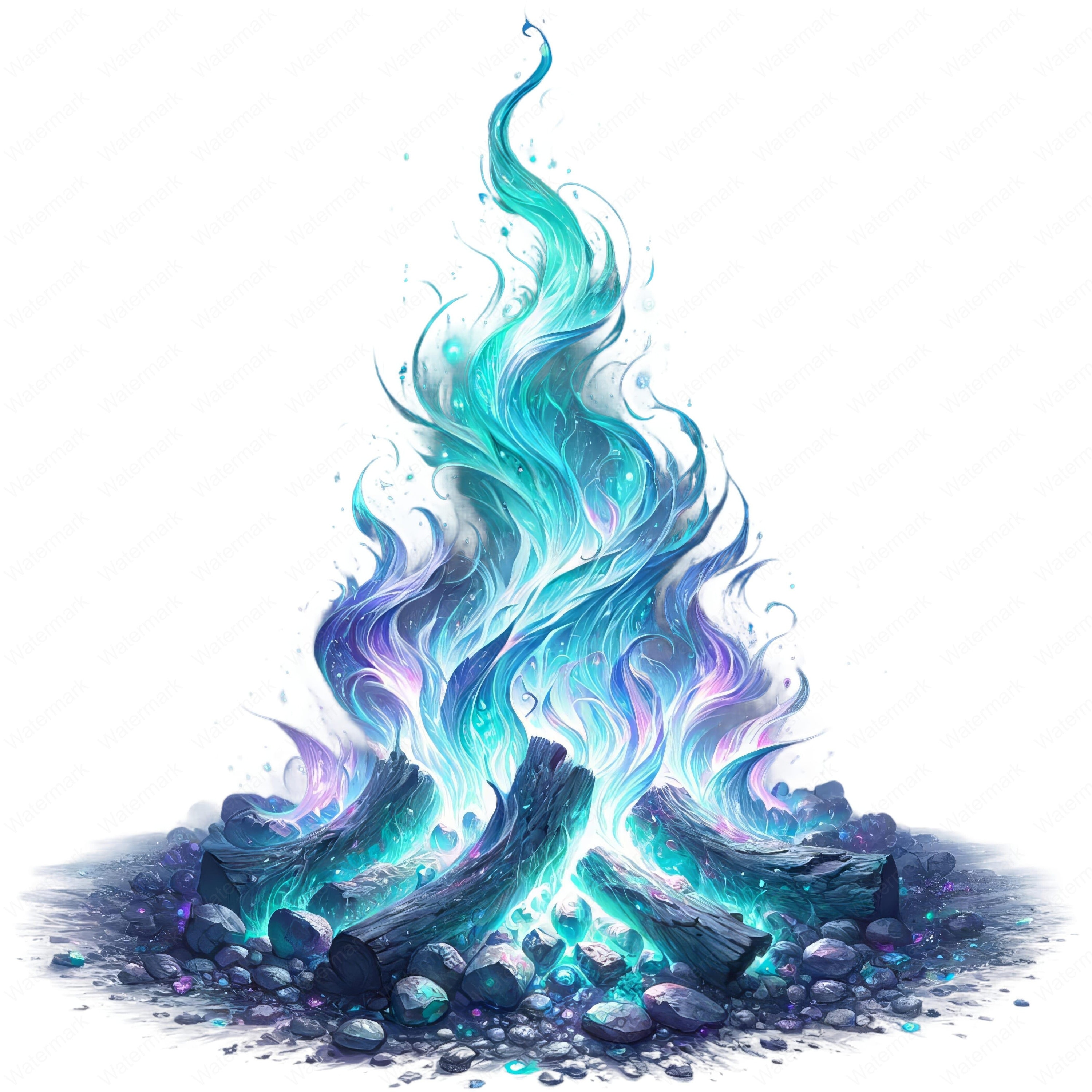 Magic Campfire Clipart Bundle: Enchanting Outdoor Art (digital Download ...