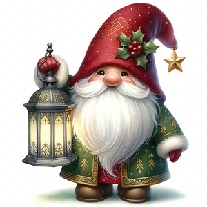 Christmas Gnome Clipart Clipart Bundle 01 10 High-quality Images Wall ...