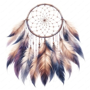 Dreamcatcher Clipart | Enchanting Dreamcatcher Clipart Bundle | 10 High-Quality Designs | Spiritual Art | Printables | Commercial Use