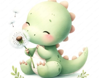 Dinosaur Clipart Bundle | Playful Wish Designs (Digital Download)